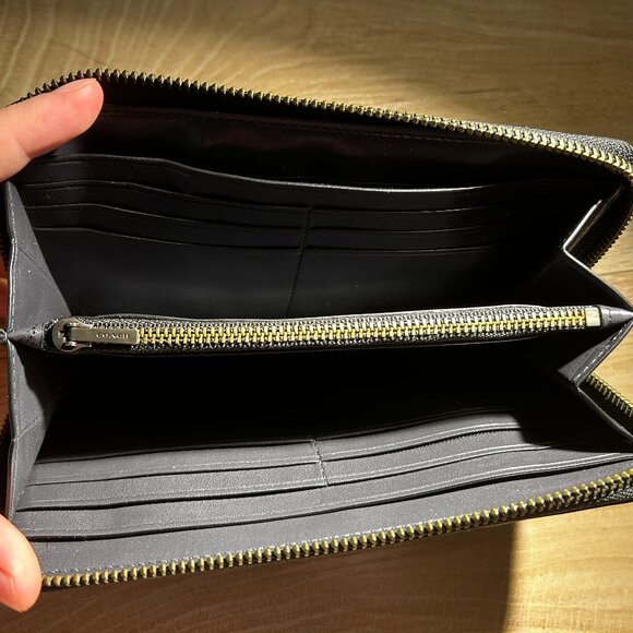 Plaid Coach Zip Wallet - Picture 3 of 4